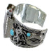 Turquoise Southwest Sterling Silver Horse Cuff Watch CX48664